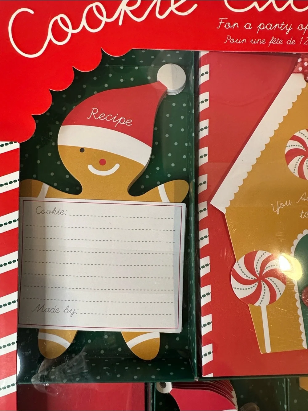Meri Meri Cookie Exchange Kit - 12 Invites Holiday Set #3